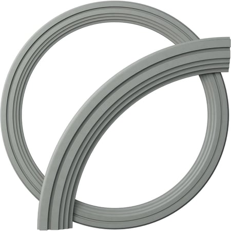 Ekena Millwork 40 1/2-in. OD x 33 1/4-in. ID x 3 5/8-in. W x 1 1/8-in. P Devon Ceiling Ring Kit CRK39DE